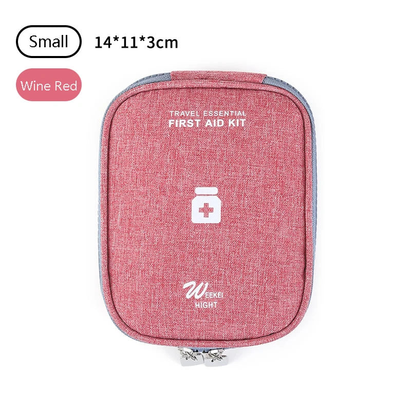 Mini Portable Medicine Storage Bag Empty Travel First Aid Kit Medicine Bags Organizer Outdoor Emergency Survival Bag Pill Case