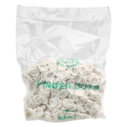 Non-toxic White Protective Rubber Gloves Nature Latex about 260/700 Piece Disposable Fingertip Gloves Finger Cots