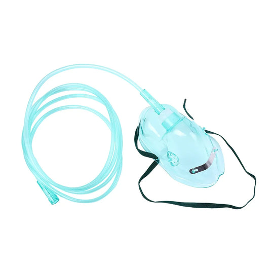 Low Price S M L Xl Ce Iso Certified Disposable Medical Surgical Pvc Oxygen Face Mask With Tubing