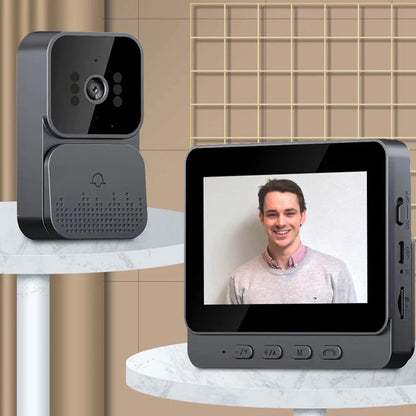 Hot TTKK Video Doorbell IR Night Vision Wireless Door Bell 1080P 4.3Inch IPS Screen Doorbell Camera 2.4G For Villa Home