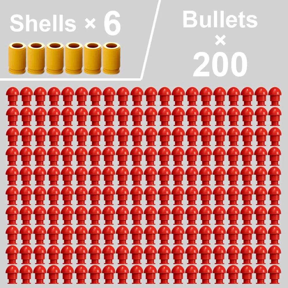 Toy Guns Accessories Shells & Bullets For Automatic Mini Desert Eagle M1911 USP Guns Pistol Boys Gift Shooting Games