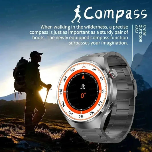 Xiaomi Smart Watch Men Watch 4 Pro AMOLED HD Screen Bluetooth Call GPS NFC SmartWatch 2024 New
