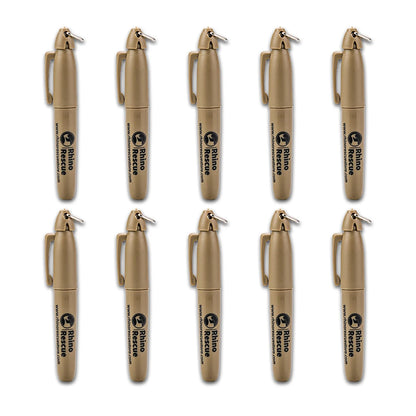 Rhino Rescue Permanent Markers, Fine Point, Black, 10 Count