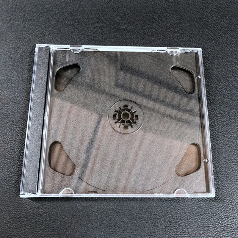 Transparent Plastic DVD Case Portable CD Storage Box CD Package Case Durable DVD Box Thicken Single CD DVD Disc Box Storage Case