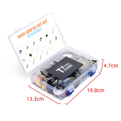 Tscinbuny ESP32 Automation Kit for Arduino Programming DIY Electronic Kit with ESP32 Development Board professional Complete Kit