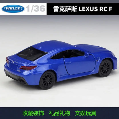 WELLY 1:36 LEXUS RC F High Simulation Diecast Car Metal Alloy Model Car Toys for Children Gift Collection B172