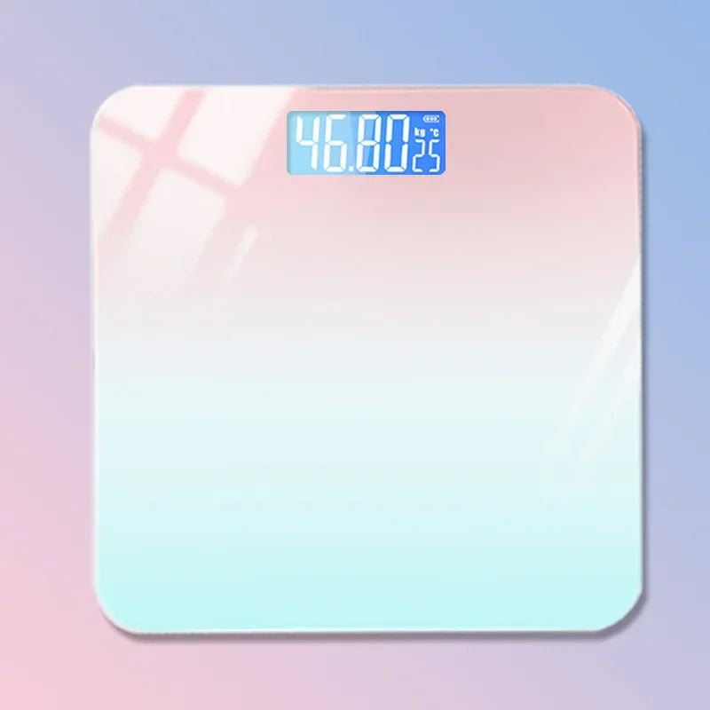Rechargeable Body Fat Scale Accurate Health Scale For Adults Gradient Design Body Weight Scale Printable Electronic Scale