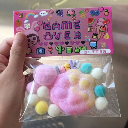 Cute Cat Cartoon Bear Squeeze Toys Sensory Toy TPR Pinch Decompression Toy Fidget Toy Lamb Cartoon Fidget Toy Kid