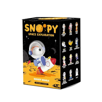 POP MART Snoopy Space Series Blind Random Box Toys Kawaii Anime Action Figure Caixa Caja Surprise Mystery Box Dolls Girls Gift