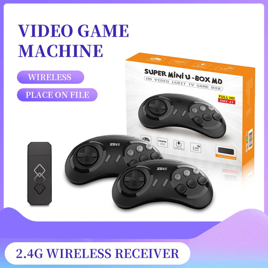 SG800 RETRO VIDEO GAME CONSOLE HD GAME STICK WITH 3000 GAMES FOR SEGA WIRELESS CONTROLLER 16BIT CONSOLA DE VIDEOJUEGOS FOR NESS