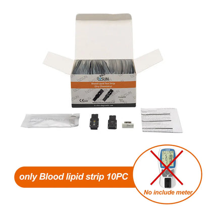 Medical blood lipid 5 in1 Multiparameter Total Cholesterol,HDL,LDL and Triglicerides Meter test kit,Triglyceride (TG),LDL/HDL