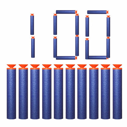 Refill Darts Bullets EVA Soft Hollow Hole Head Bullet Guns Accessories For Nerfs N-strike Elite Series Blasters Toy For Children