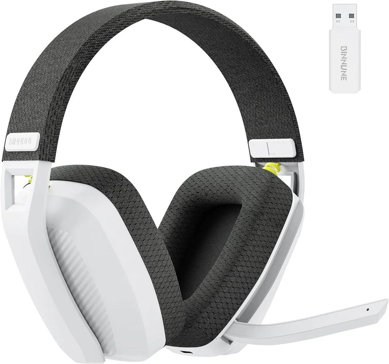 Binnune Bw06 2.4ghz Headphone Wireless Bluetooth Gaming With Mic Lightweight Headsets With Microphone For Ps5 Ps4 Pc Playstation