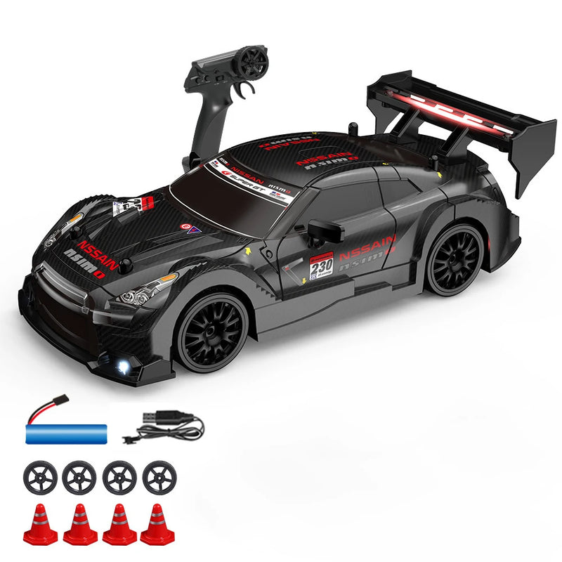 1:24 Rc Car Kids Toys 30Km/h Remote Control Racing Cars Radio-Control Drifting Vehicle with Led Light Electric Toy Children Gift