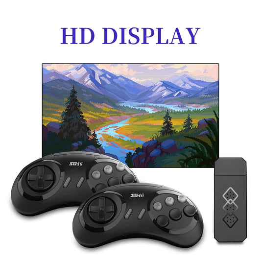 SG800 RETRO VIDEO GAME CONSOLE HD GAME STICK WITH 3000 GAMES FOR SEGA WIRELESS CONTROLLER 16BIT CONSOLA DE VIDEOJUEGOS FOR NESS