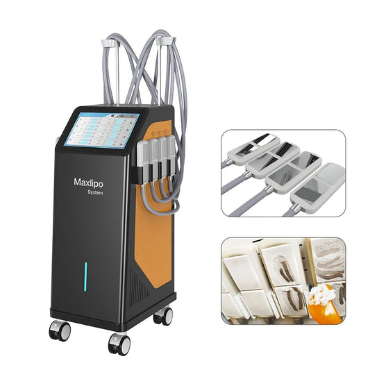Ems+CRYO Body Slimming Cryolipolysis Membrane Fat Freezing Professional Machine Cool Body Sculpting Salon Massager Equipment