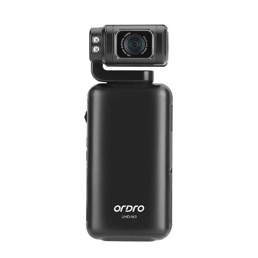 Ordro M3 Pocket Action Camera Digital Camcorder Palmcorder, 4k 60fps Wide Angle Shooting for YouTube Vlog, Live Streaming Camara