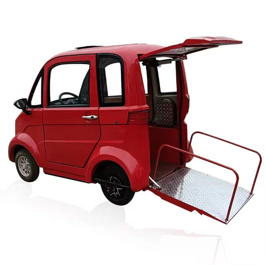 Wheelchair Cart Electric Passenger Vehicle Mobile Electric Vehicles 4 Wheel For Disabled Electric