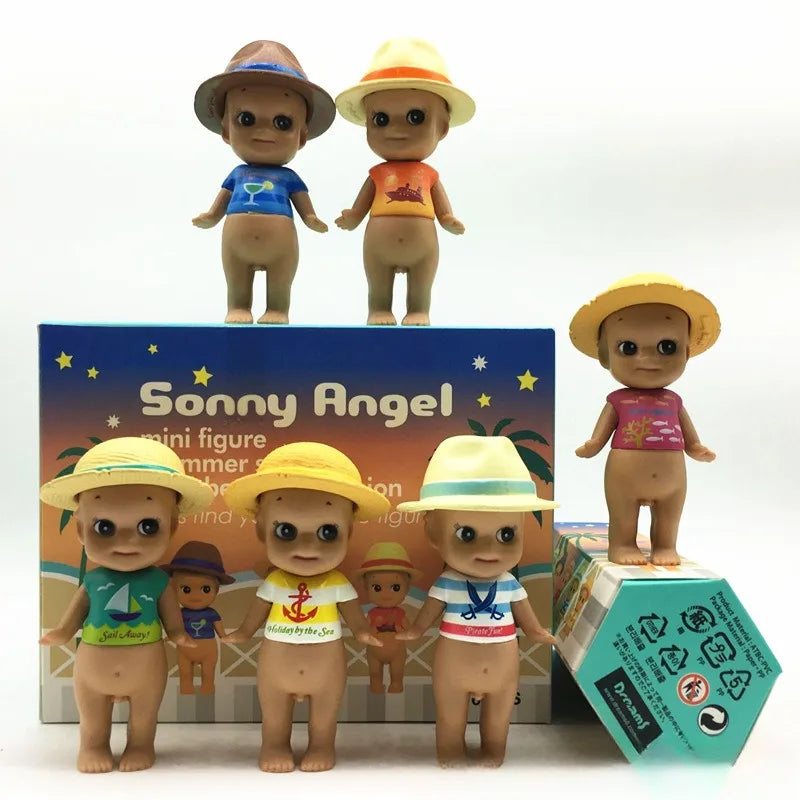 Merry Christmas Gifts for Women Men Sonny Angel Blind Box Toy Figures XMAS Chocolate Series Ornament Dolls Bedroom Desk Decor