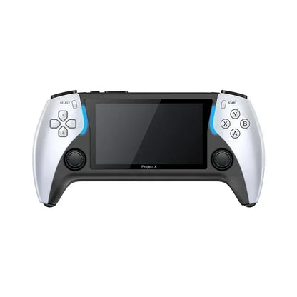 40000+Game in Your Pocket New Project X Portable Pocket Video Game Console 128G 4.3” IPS Screen Dual Speaker Stereo Support PS1