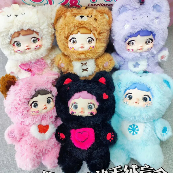 Nommi Loveliness Never End Blind Box Nommi Vinyl Plush Doll Surprise Box Cute Action Figure Mystery Bag Pendant Doll Toy Gifts