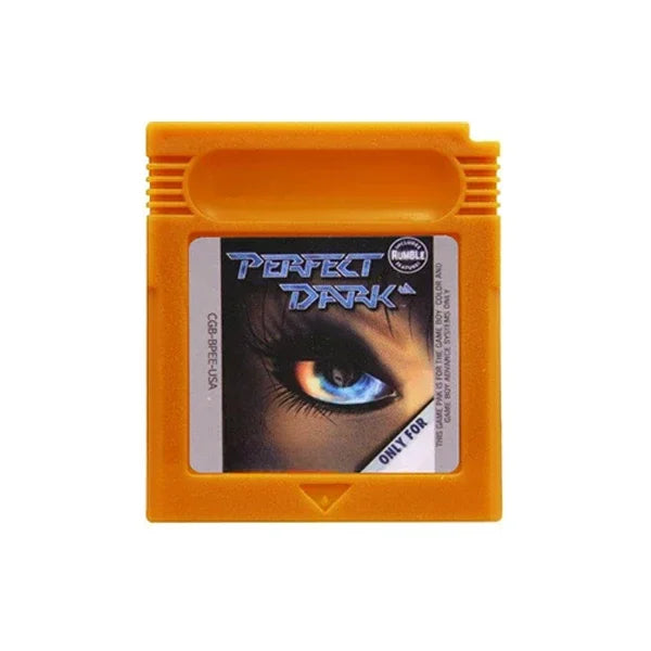 GBC Game Cartridge 16 Bit Video Game Console Card Perfect Dark 8 Colors Shells with Battery USA Version