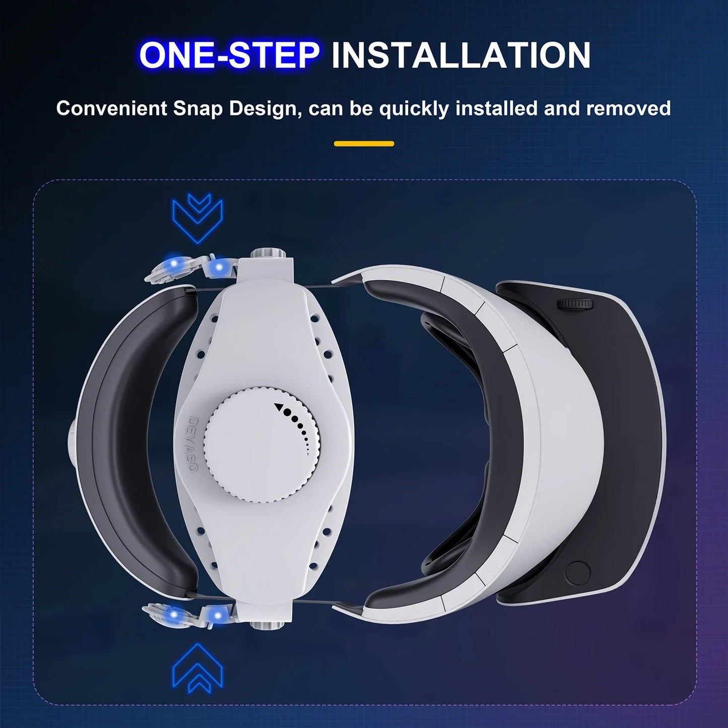 Adjustable Head Strap For PSVR2 VR Headset Decompression Bracket Enhanced Support Balance Comfort Headband PS VR2 Accessories