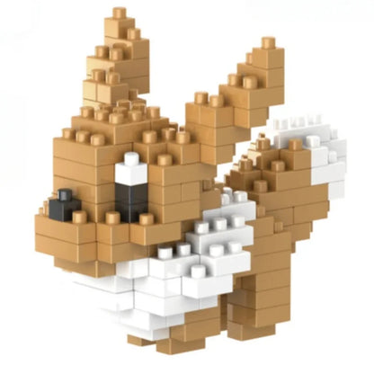 Pokemon Small Simple Building Blocks Pikachu  anime figure  Action Toys Graphics Diamond Mini Model Pocket Monster Collect Gift