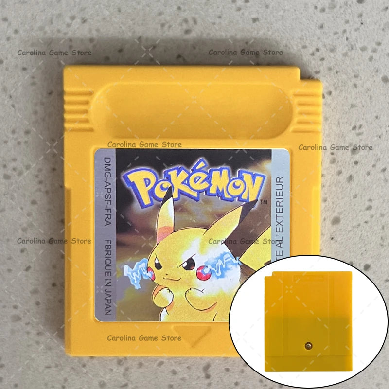 GBC Video Game Cartridge Console Card Pokemon Blue/Crystal/Green/Gold/Red/Silver/Yellow High Quality with Multi-language