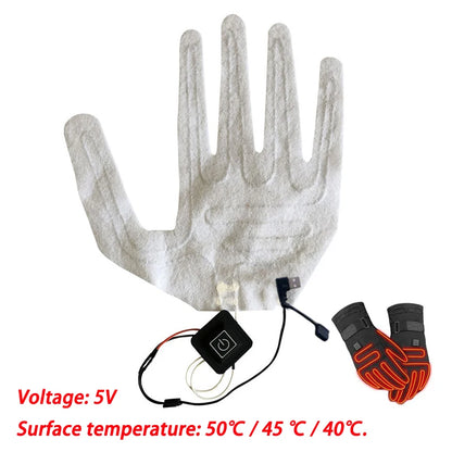 19 SIZE Carbon Fiber Heating Pad Mat Hand Feet Warmer USB Heating Film Electric Winter Infrared Fever Heat Mat Electric Warmer