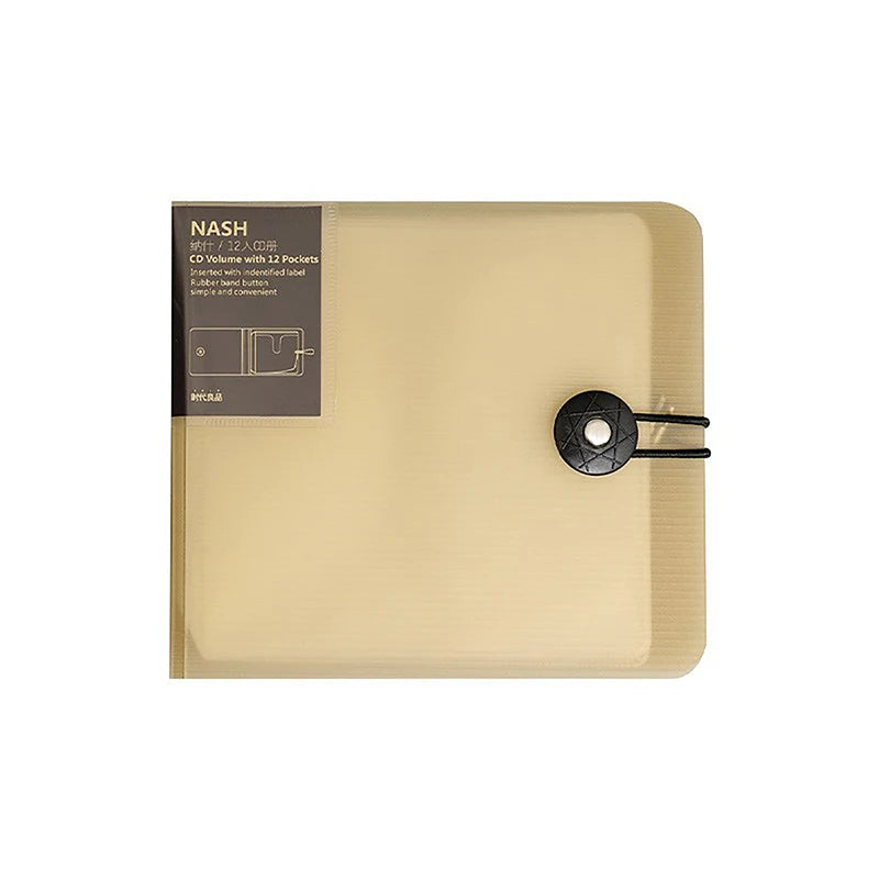 Transparent Color Plastic Disc CD Case DVD Holder Wallet Storage Bag Organizer Cover Bag Box CD DVD Album Box Cases With Buckle