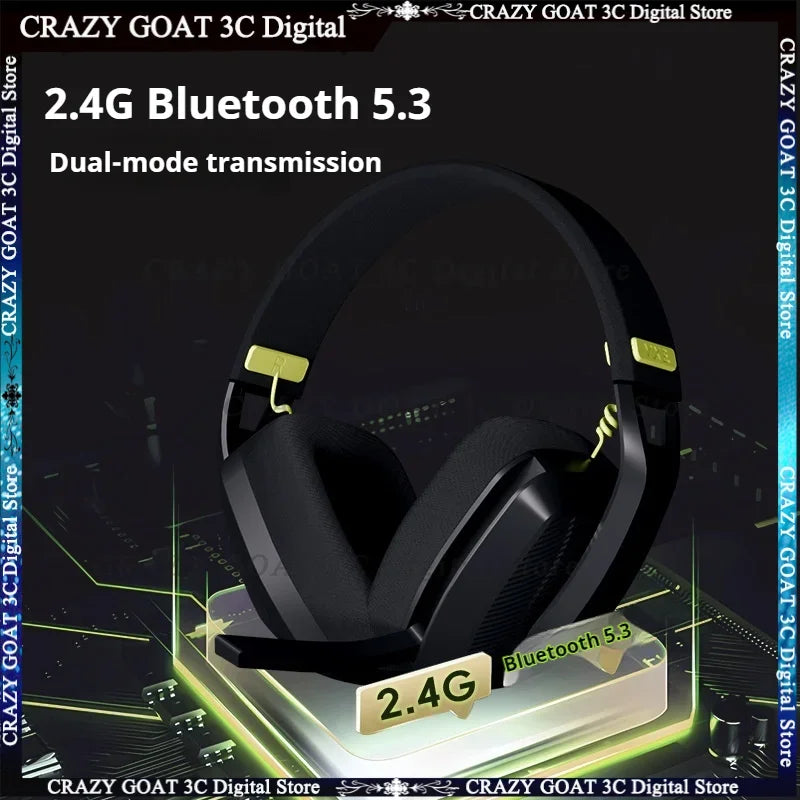 VGN VXE V1 Gaming Headset Bluetooth 5.3/2.4g Dual-mode Lightweight Headphone With Microphone Computer Esports Headset Gift,White