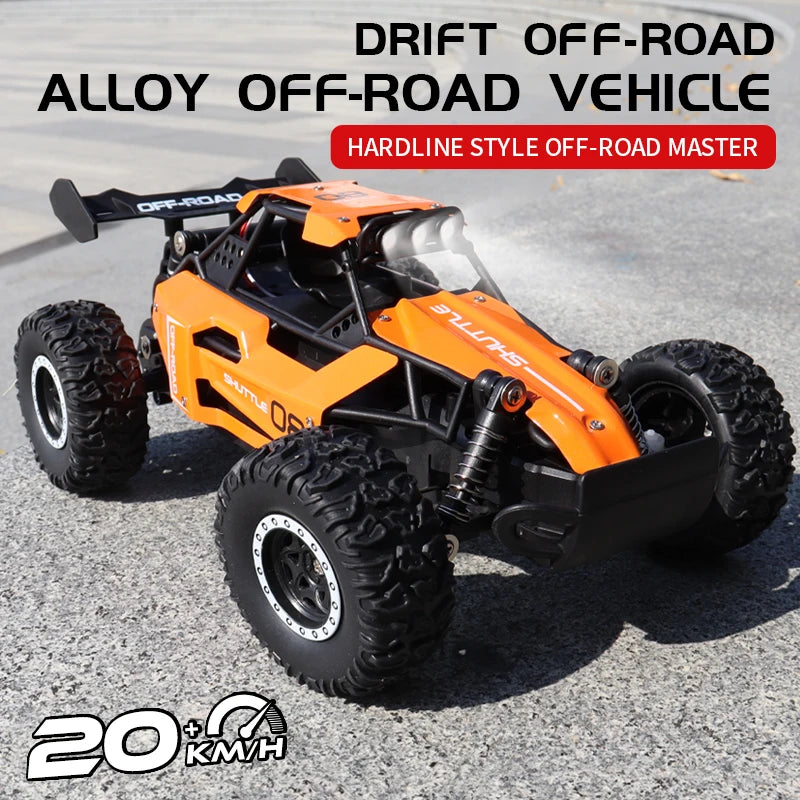 3699-087 2.4G RC Car 1/16  2WD Off-road Remote Control Climbing Vehicle 20KM/H Remote Control Anti-collision Settings kids toys