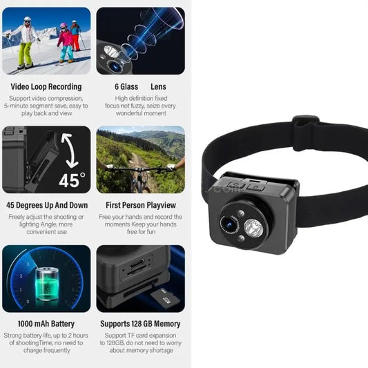 Action Video Camera 1080P Helmets Mounted DVR Recorder for Sports