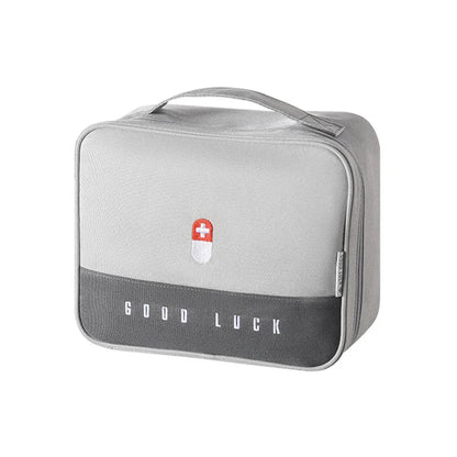 Large-Capacity Thickened Medicine Box Layered Family First Aid Kit Medicine Boxes Medicine Cabinet Portable Fabric Storage Bag