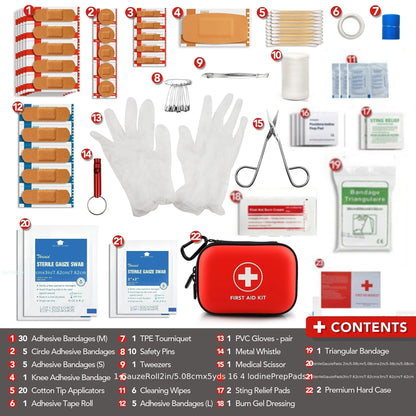First Aid Kit, Multi-purpose Emergency Medical Portable Medical Bag, Outdoor Multi-functional First Aid Bag Home Emergency Bag