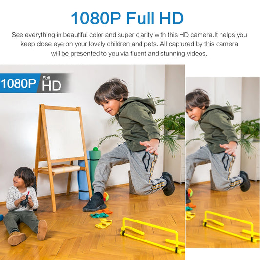 HD 1080P Mini WiFi Camera Night Vision Motion Detection Video Camera Home Security Camcorder Surveillance Baby Monitor IP Cam