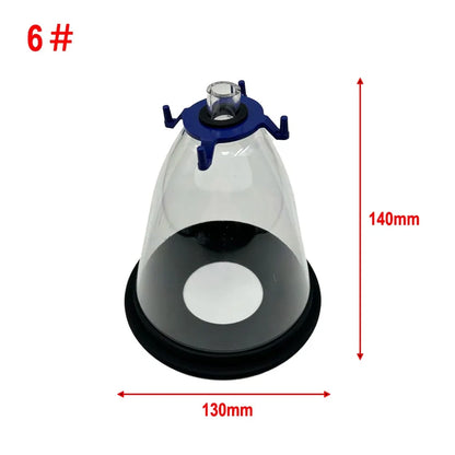 Enlarge animal surgical mask Pet Anesthesia Mask Dogs Cats Transparency Manual Resuscitator Veterinary Anesthesia Oxygen Mask