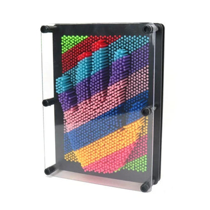 Funny 3D Clone Pixel Art Blocks Toy Colorful Pin Art Toy Clone Face Palm Model Pinart Kids Family Funny Game Creative Gifts