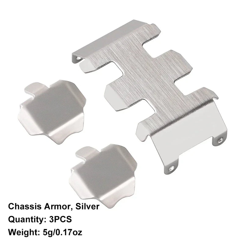 INJORA Brass Counterweight Steering Knuckles Wheel Hex Shock Absorber Axle Cover For RC Crawler Car Axial SCX24 Upgrade Parts