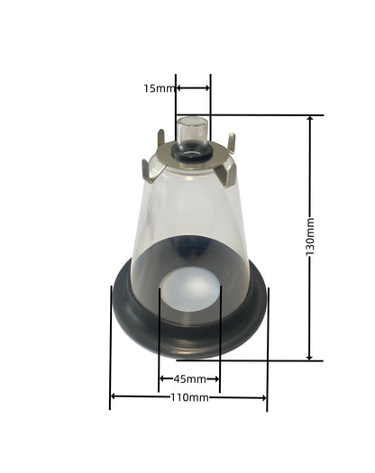 Enlarge animal surgical mask Pet Anesthesia Mask Dogs Cats Transparency Manual Resuscitator Veterinary Anesthesia Oxygen Mask