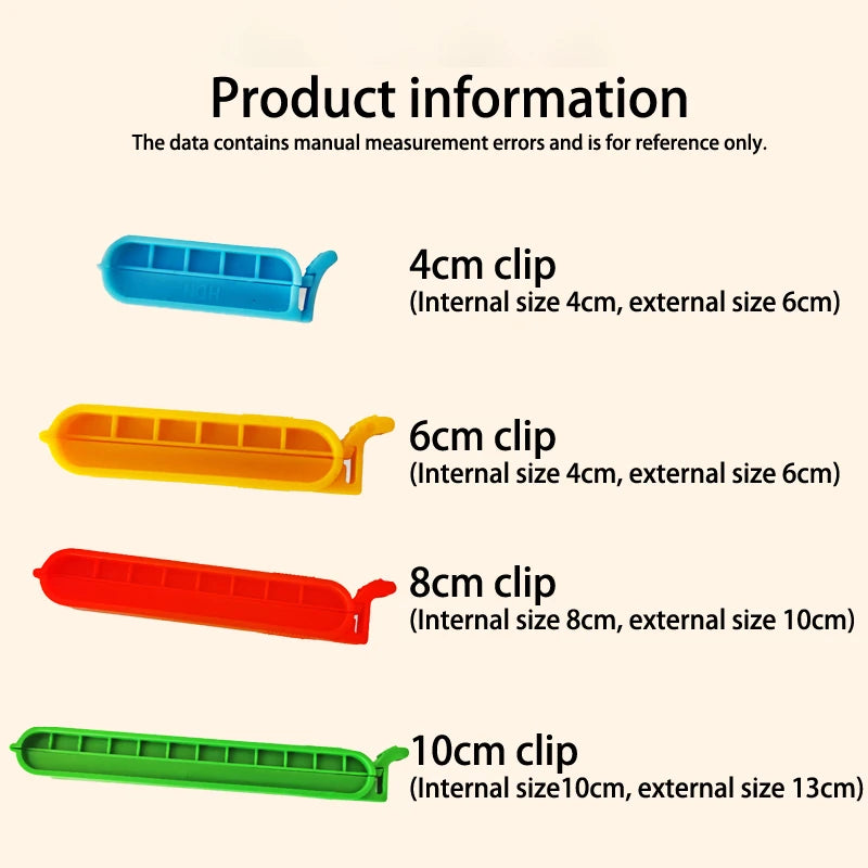 4cm 6cm 8cm 10cm Dialysis Bag Clamp Dialysis Tubing Closure Dialysis Supplies Multicolor Dialysis Clip Sealing Clip Color Random