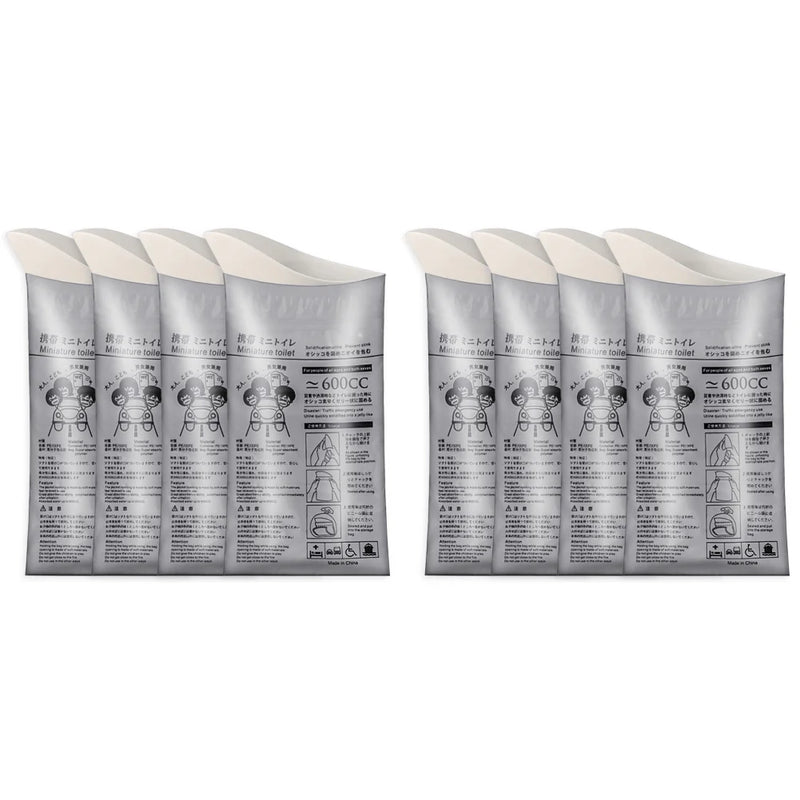 4-40PCS Outdoor Emergency Urine Bags 600ml Disposable Travel Mobile Toilet Portable Urinal Bag for Female Baby Male Vomiting Bag