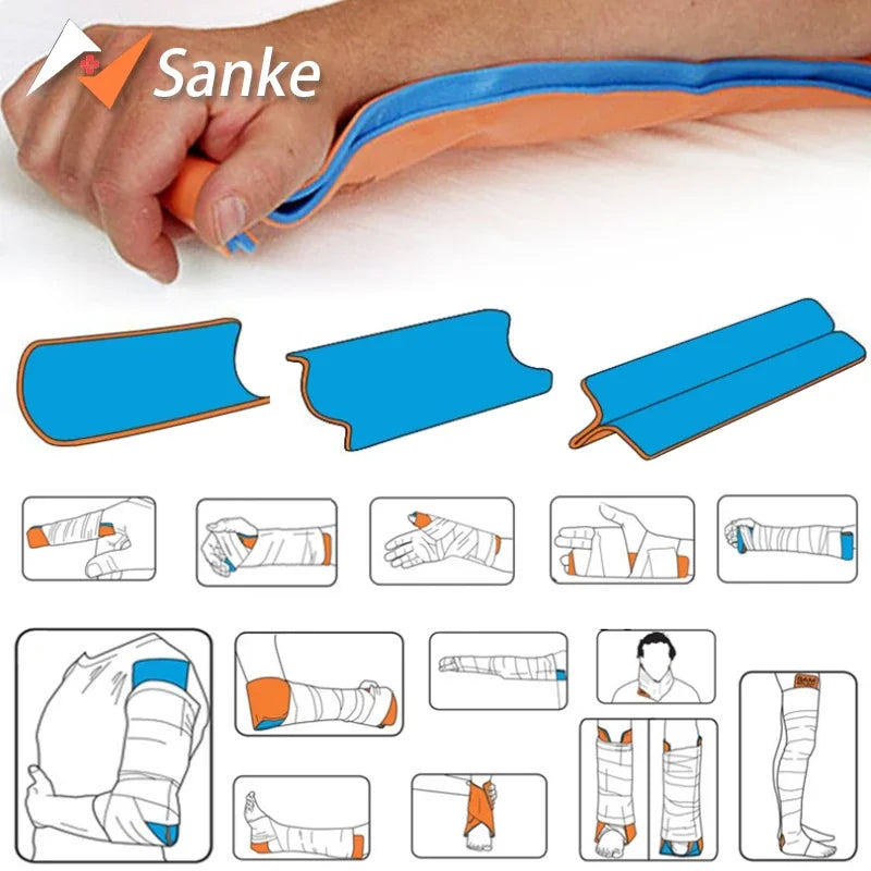 Medical Survival Rolling Splint Bandage Roll Pets  Leg Wrist Fixed Fracture Rescue Protection Emergency First Aid Fracture Splin