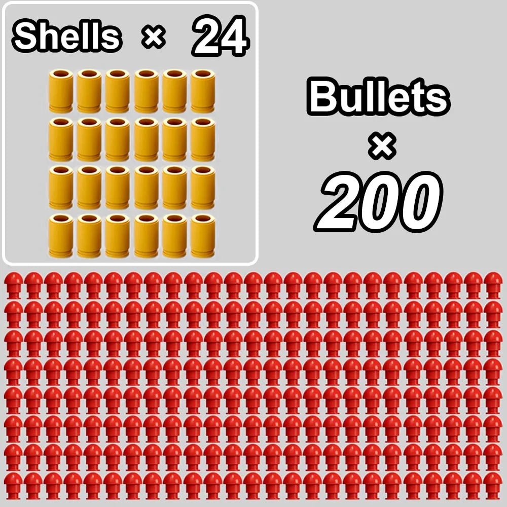 Toy Guns Accessories Shells & Bullets For Automatic Mini Desert Eagle M1911 USP Guns Pistol Boys Gift Shooting Games
