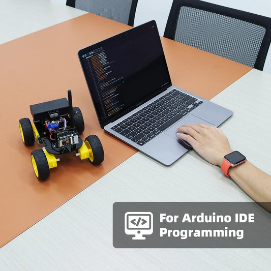 Tscinbuny Complete Robotic Kit for Arduino Starter Kit Programming ESP32 Smart Robot WIFI Automation Kit Educational Learn Set