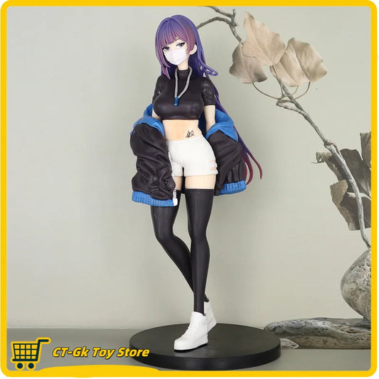 24cm Mask&Maiden Biya Una Action Figure Surgical Two-Dimensional Beautiful Girl Women'S Solid Figures Decoration Doll Toys