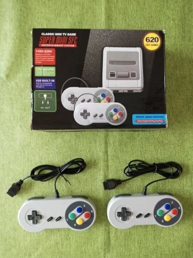 Retro Classic Handheld Family Mini TV Video Game Console player 8bit games Support AV Out Built-In 620 Classic Games For SNES