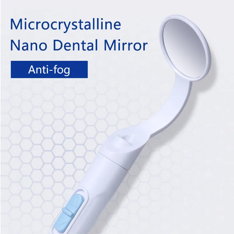 Dental Led Light Mouth Mirror Portable Reusable Dentist Oral Checking Anti Fog Bright Tooth Care Hygiene Clean Instrument