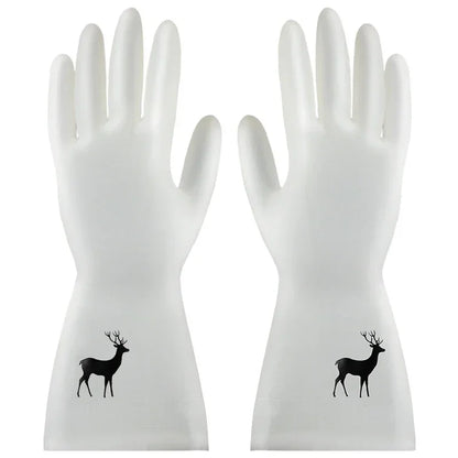 Waterproof Rubber Latex Dish Washing Gloves Kitchen Durable Cleaning Housework Chores Dishwashing Tools